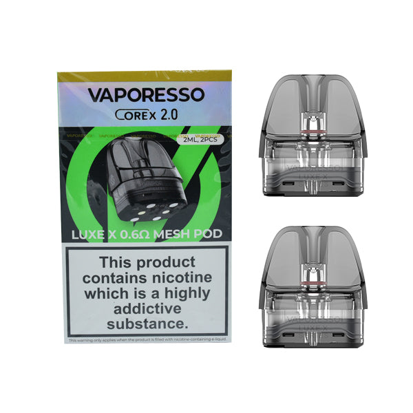 Vaporesso Luxe X Corex 2.0 Replacement Pods - Vape Store Twickenham