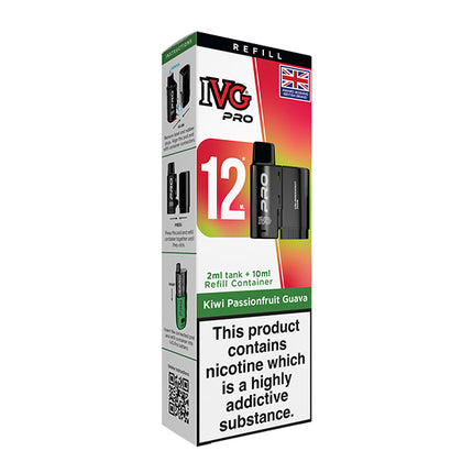 IVG Pro 12(10K) Prefilled Pods - Vape Store Twickenham