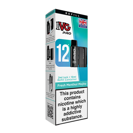 IVG Pro 12(10K) Prefilled Pods - Vape Store Twickenham