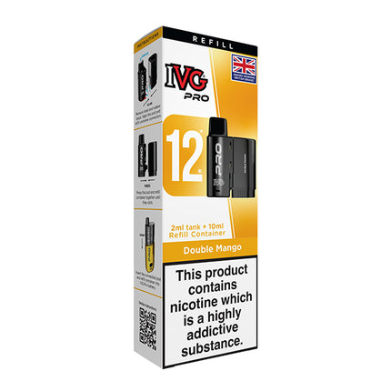 IVG Pro 12(10K) Prefilled Pods - Vape Store Twickenham