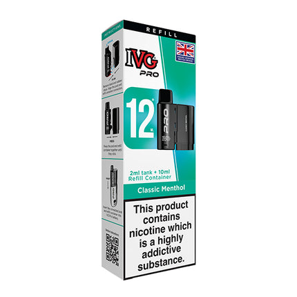 IVG Pro 12(10K) Prefilled Pods - Vape Store Twickenham