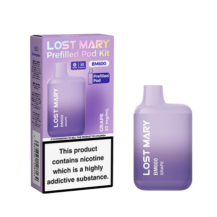 Lost Mary BM600 Prefilled Pod Kit - Vape Store Twickenham