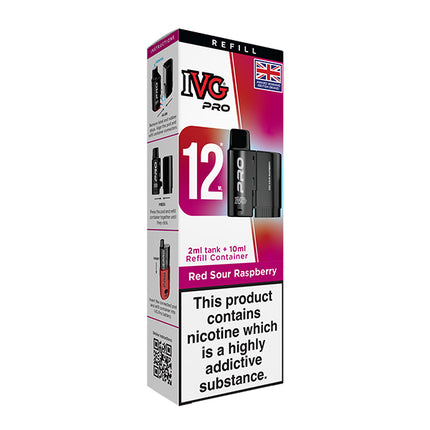 IVG Pro 12(10K) Prefilled Pods - Vape Store Twickenham