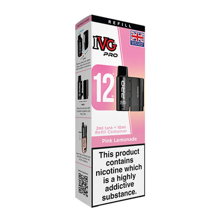 IVG Pro 12(10K) Prefilled Pods - Vape Store Twickenham