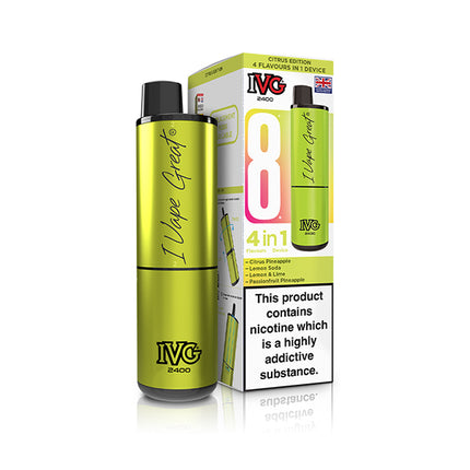 IVG 2400 Rechargeable Vape Kit - Vape Store Twickenham