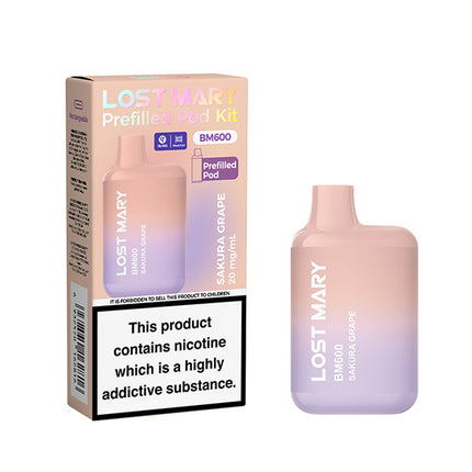 Lost Mary BM600 Prefilled Pod Kit - Vape Store Twickenham
