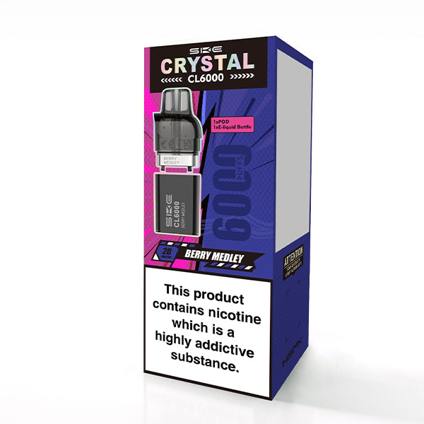 SKE Crystal CL6000 Prefilled Pods - Vape Store Twickenham