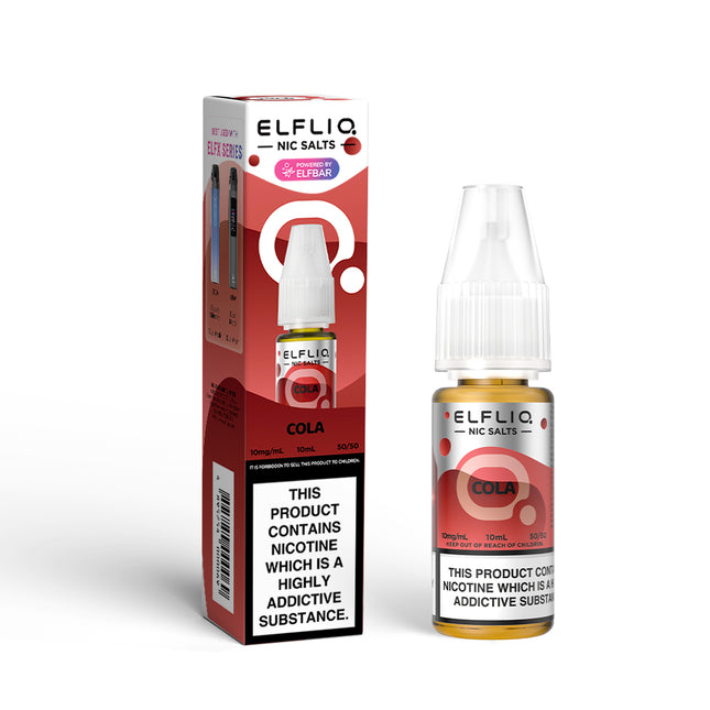 ELFLIQ Cola 10ml Nic Salt E-Liquid - Vape Store Twickenham
