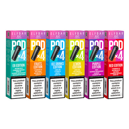 Elf Bar 4-in-1 Prefilled Pods - Vape Store Twickenham