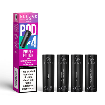 Elf Bar 4-in-1 Prefilled Pods - Vape Store Twickenham