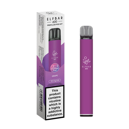 Elf Bar 600 Prefilled Pod Kit - Vape Store Twickenham