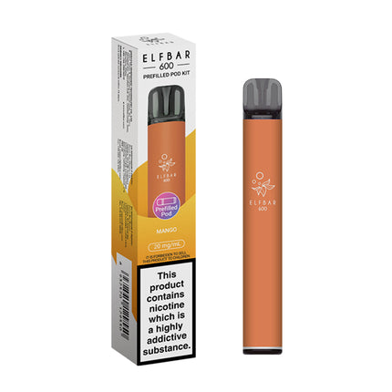 Elf Bar 600 Prefilled Pod Kit - Vape Store Twickenham