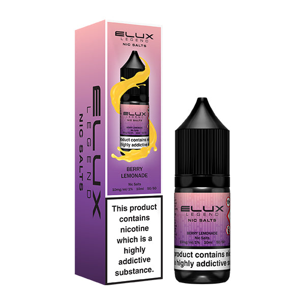 Elux Legend Berry Lemonade Nic Salt E-Liquid 10ml Vape Store UK