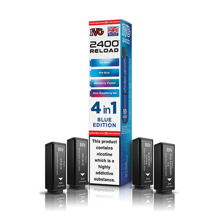 IVG 2400 Reloaded 4 in 1 Prefilled Pods - Vape Store Twickenham