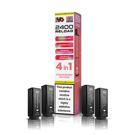 IVG 2400 Reloaded 4 in 1 Prefilled Pods - Vape Store Twickenham