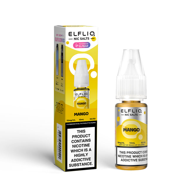 ELFLIQ Mango 10ml Nic Salt E-Liquid - Vape Store Twickenham