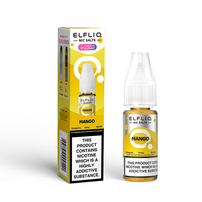ELFLIQ Mango 10ml Nic Salt E-Liquid - Vape Store Twickenham