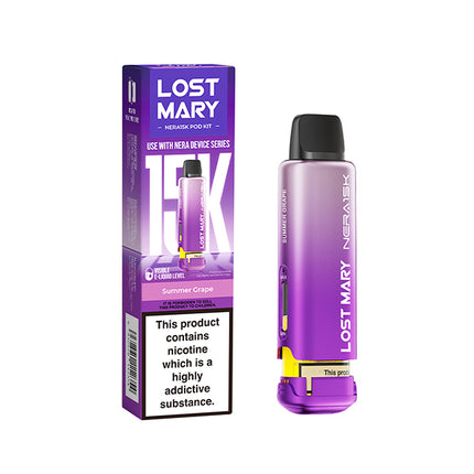 Lost Mary Nera 15K Prefilled Pods - Vape Store Twickenham