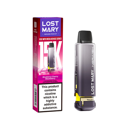 Lost Mary Nera 15K Prefilled Pods - Vape Store Twickenham