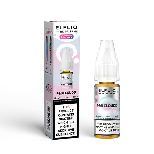 ELFLIQ P&B Cloudd 10ml Nic Salt E-Liquid - Vape Store Twickenham
