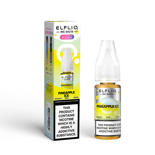 ELFLIQ Pineapple Ice 10ml Nic Salt E-Liquid - Vape Store Twickenham