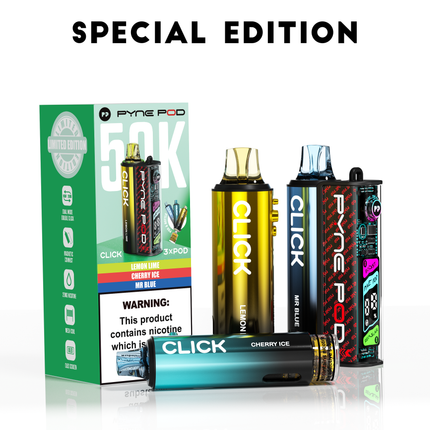 Pyne Pod Click 50K Prefilled Pod Kit Vape Store UK