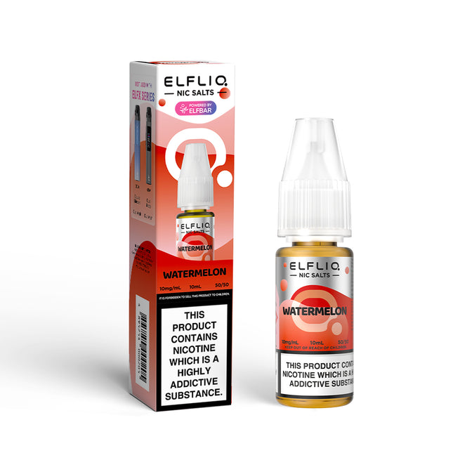 ELFLIQ Watermelon 10ml Nic Salt E-Liquid - Vape Store Twickenham