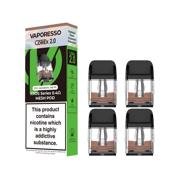 Vaporesso Xros Corex 2.0 Replacement Pods - Vape Store Twickenham